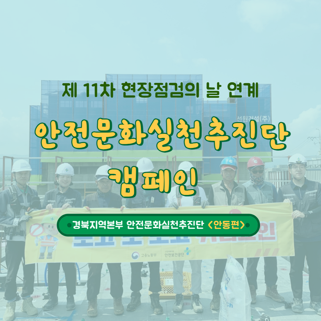 [안동] 현장점검의 날 연계 안실단 캠페인