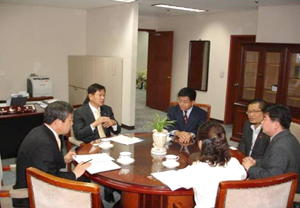 Visit by ILO Specialists at the Asia-pacific Regional Office