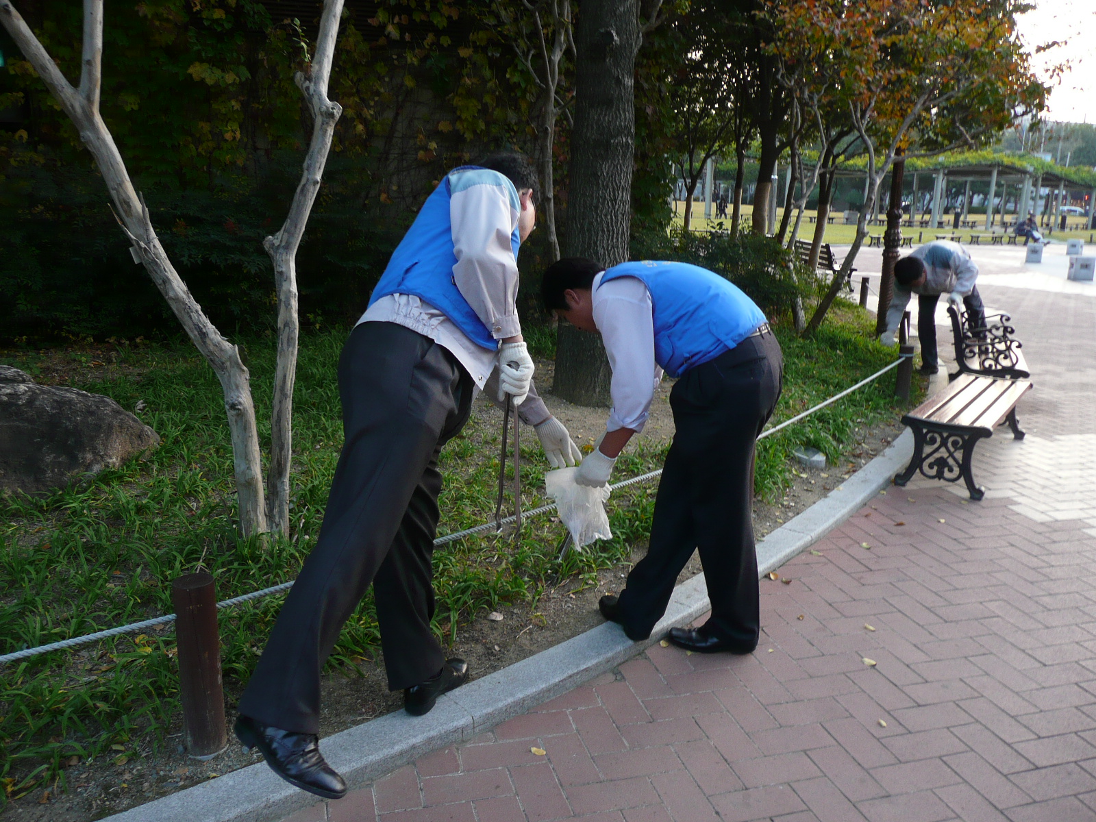 깨끗한 공원만들기 전개