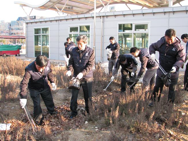 친환경봉사활동 전개