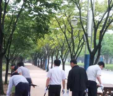 인천대공원 환경정화활동 ...
