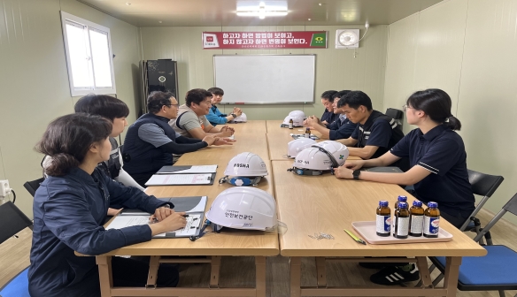 폭염대비 건설안전협의체와...